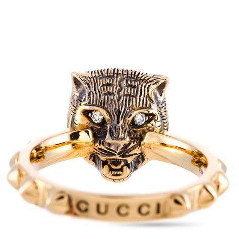 gucci ring feline